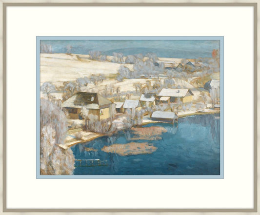 Unterbuchberg in Winter, Walther Gamerith, 1946