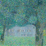 The Farmhouse  Gustav Klimt on Boxed Canvas