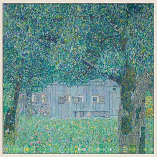 The Farmhouse  Gustav Klimt on Canvas