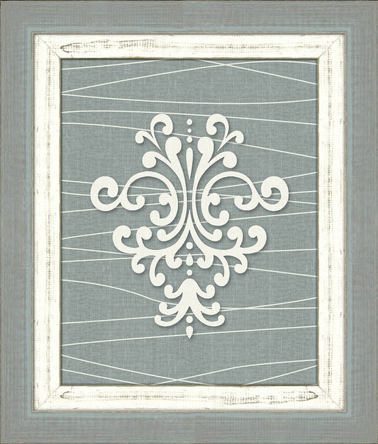 Damask on Slate II