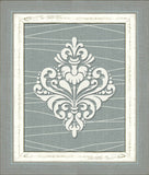 Damask on Slate IV