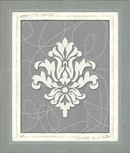 Damask on Gray III