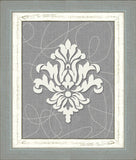 Damask on Gray III