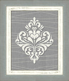 Damask on Gray IV