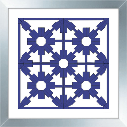 Royal Blue Geometrics IV