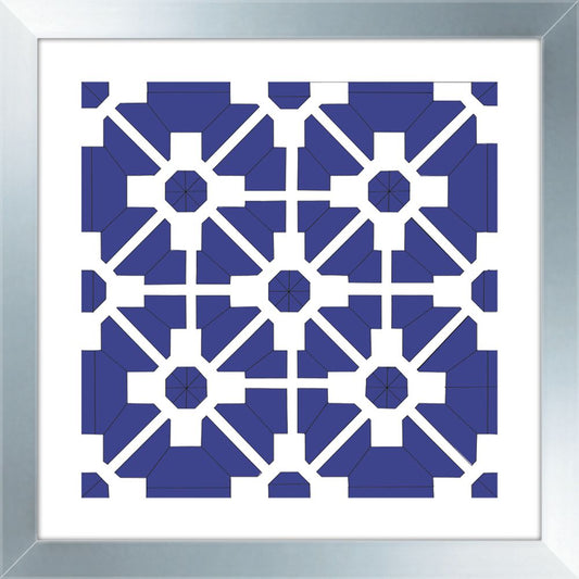 Royal Blue Geometrics VI