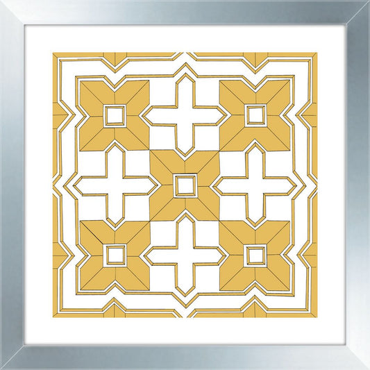 Misted Yellow Geometrics I