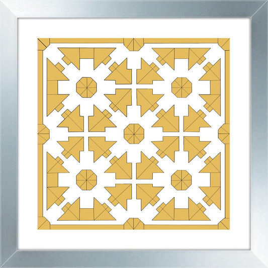 Misted Yellow Geometrics III