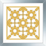 Misted Yellow Geometrics IV