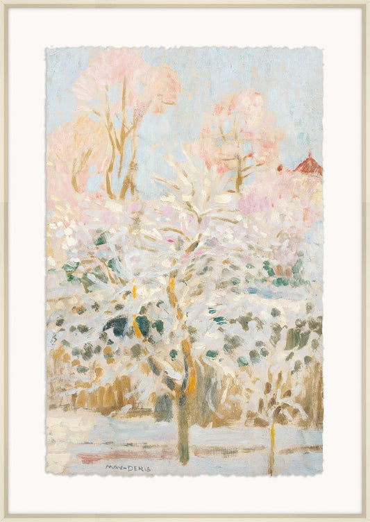 Jardin Sous L Neige, 1909, Maurice-Denis