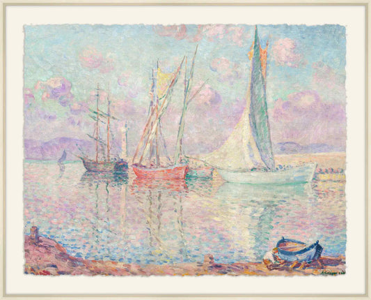 Voiliers Dans Le Port De Saint - Tropez 1906