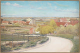 View From A Road On Canvas