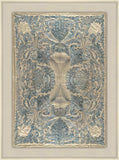 Decorative Blue And Champagne Wall Hanging