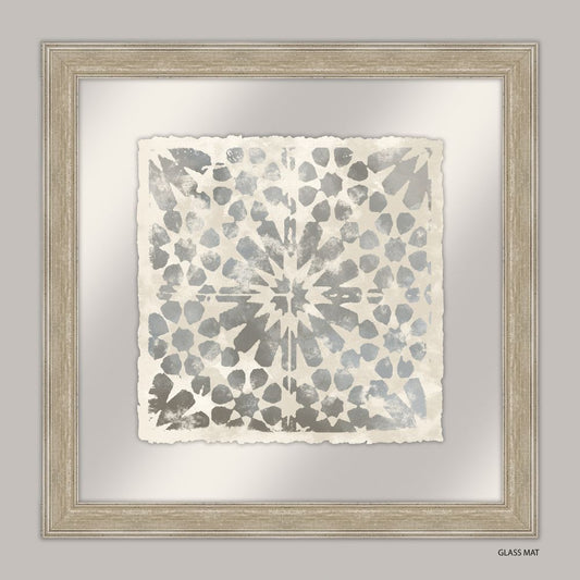 Pretty Silver Tile VI