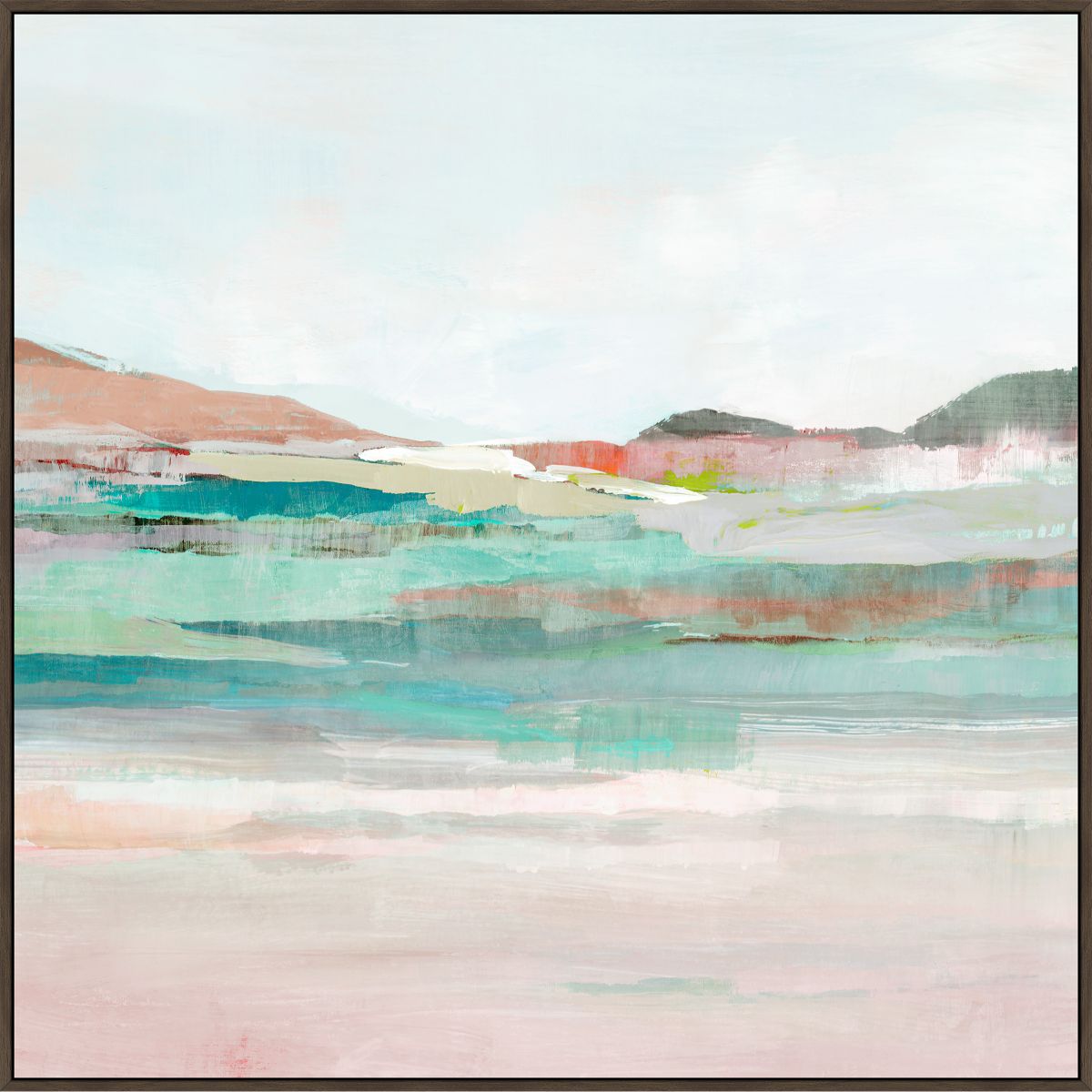Soft Hues Of Tranquility On Canvas