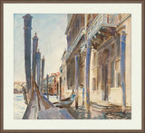 Gondola Moorings On The Grand Canal