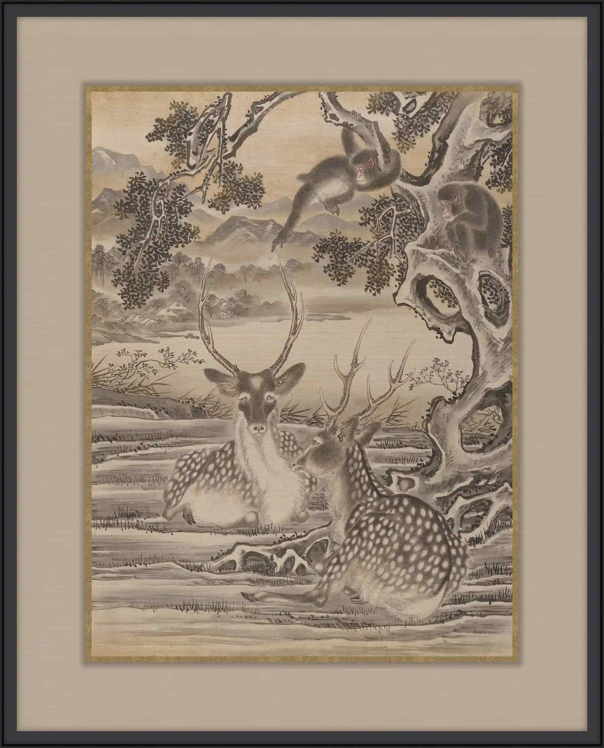 Deer And Monkey