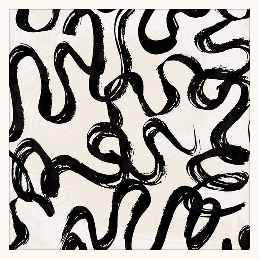 Pretty Swirls in Black I