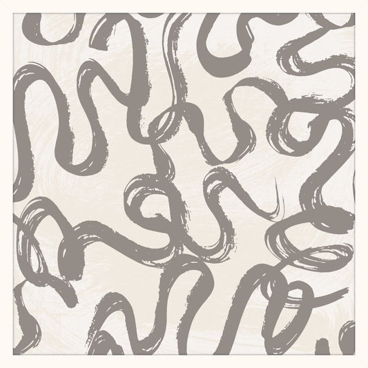Pretty Swirls in Warm Grey I