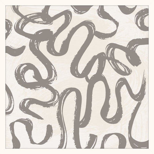 Pretty Swirls in Warm Grey II