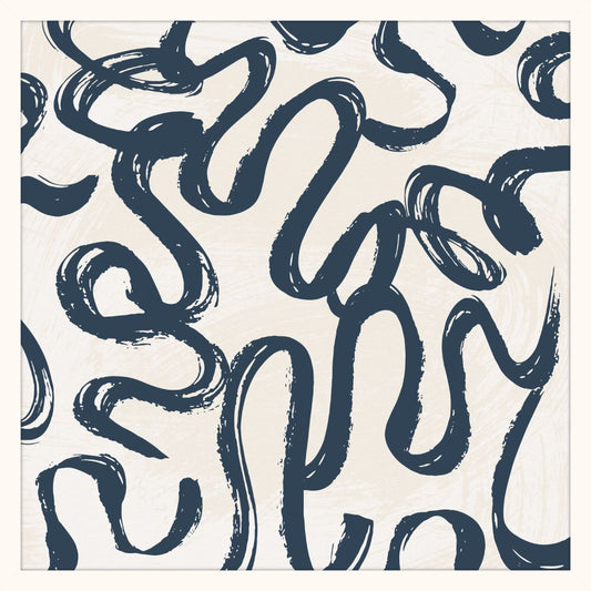 Pretty Swirls in Navy II