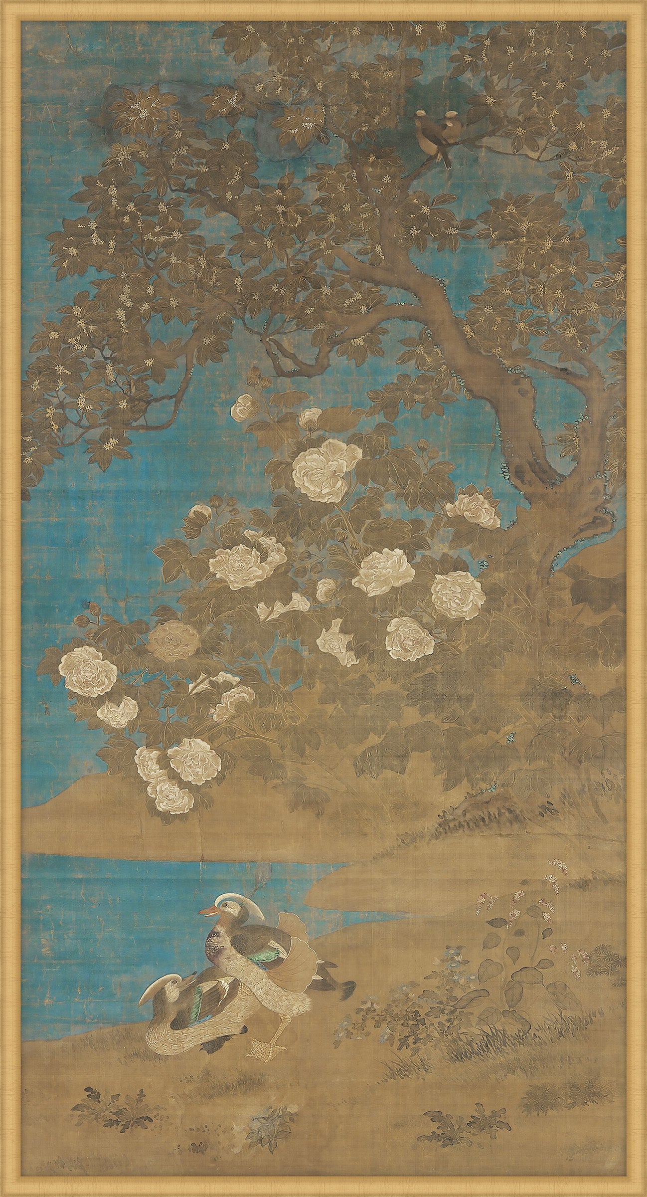 Mandarin Ducks and Flowers, 11th Century China