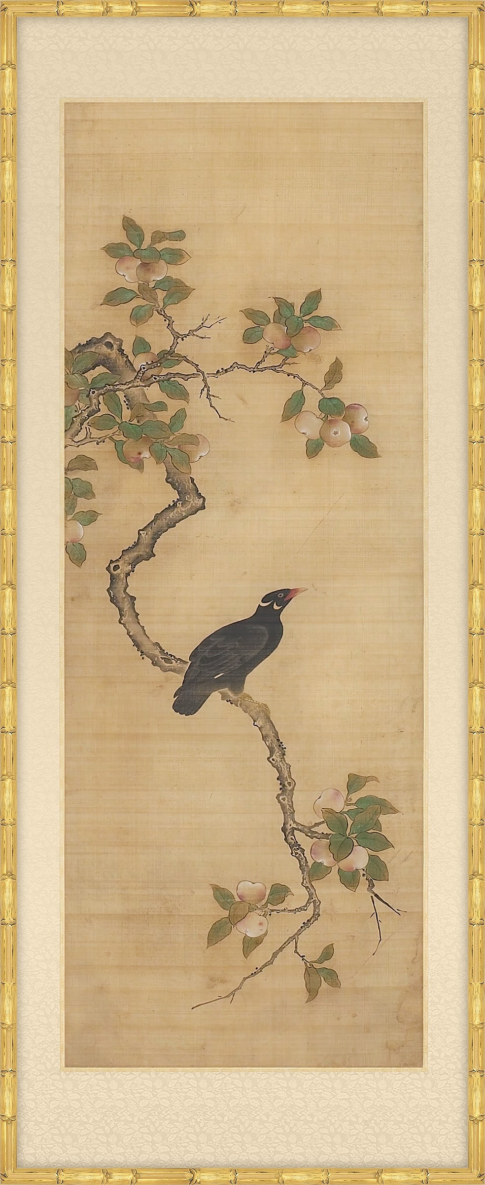 Panel of Birds and Flowers IV, Japanese, 1750