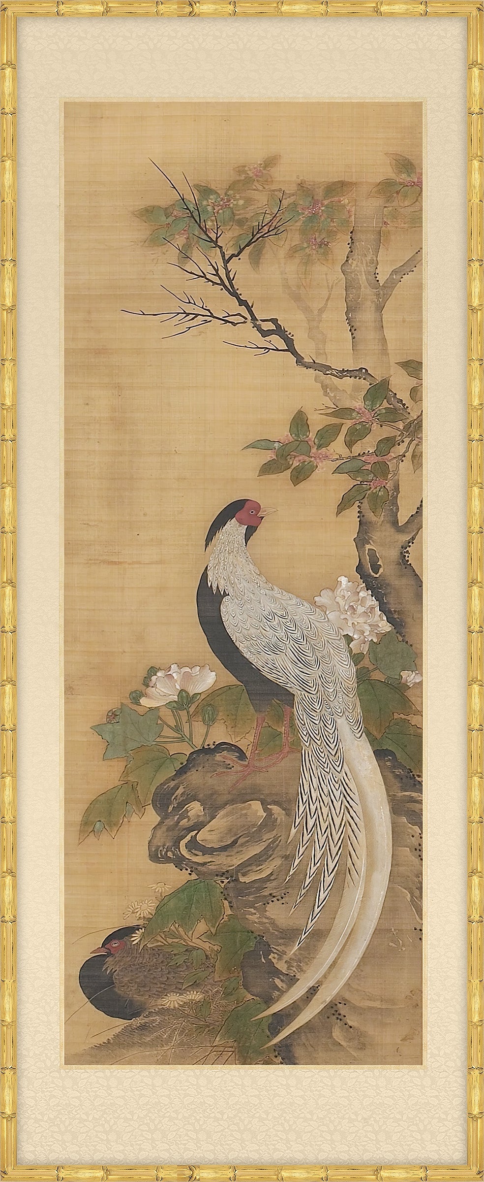 Exotic Birds Panel II, Japanese, 1750