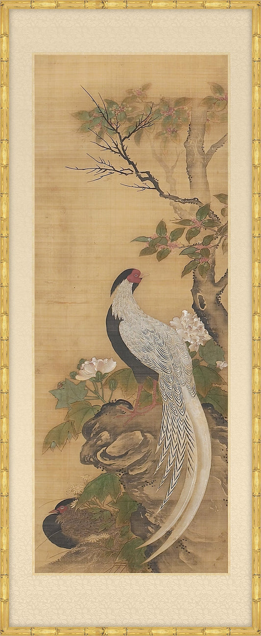 Exotic Birds Panel II, Japanese, 1750