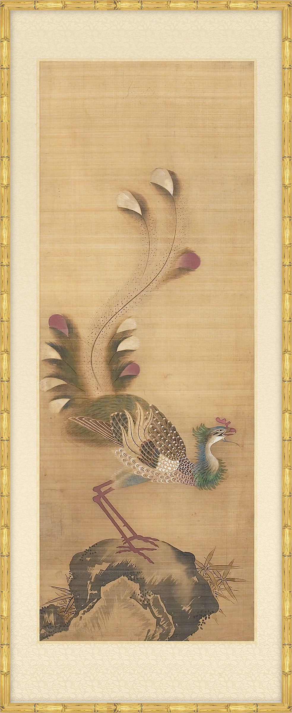 Exotic Birds Panel IV, Japanese, 1750