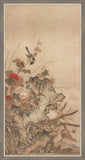 Pretty Birds with Red & White Flower II