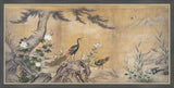 Silk screen of Birds and Flowers II