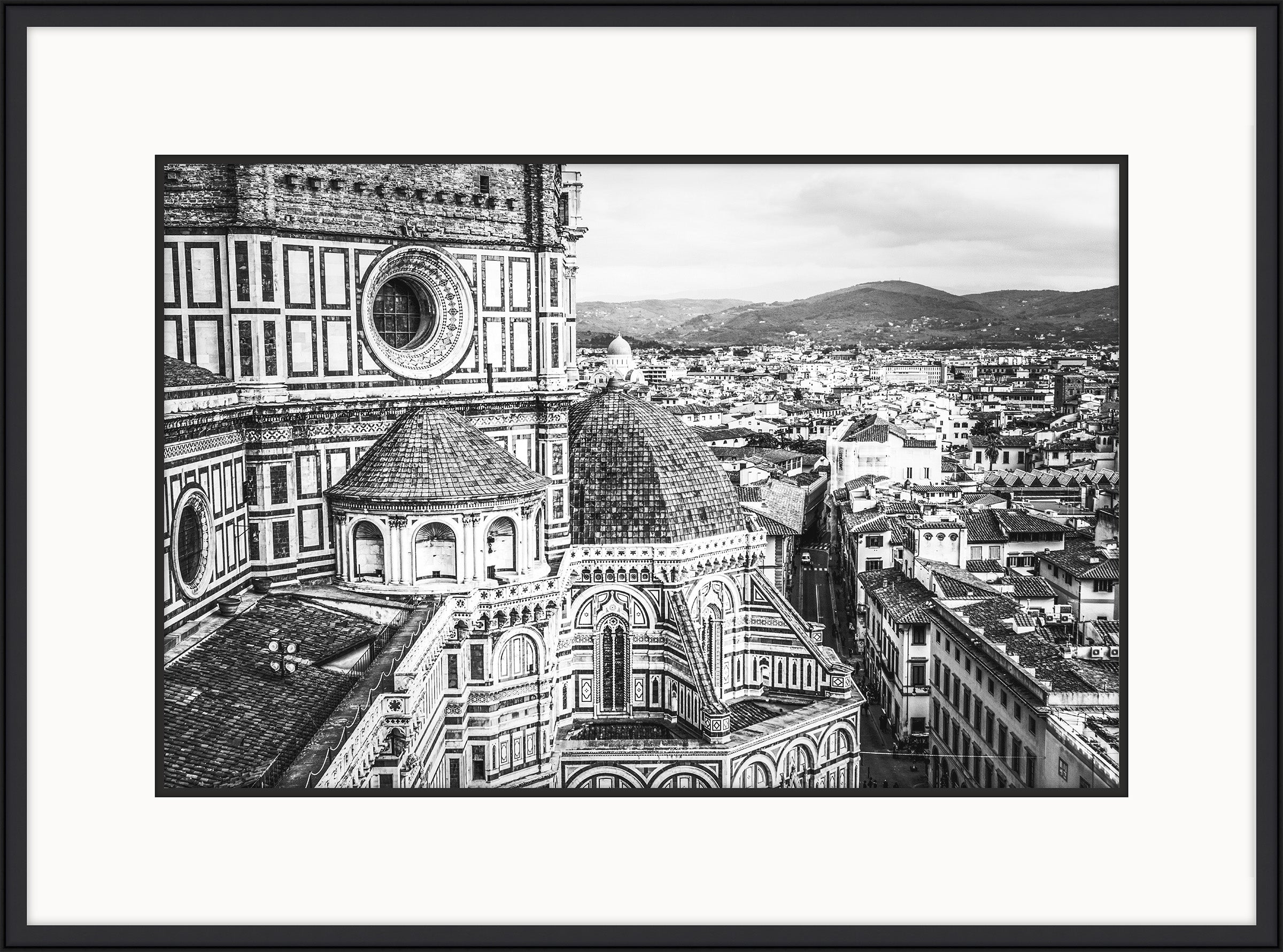 Dramatic View of the Florence Duomo and Streets of the Renaissance City