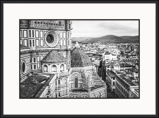 Dramatic View of the Florence Duomo and Streets of the Renaissance City