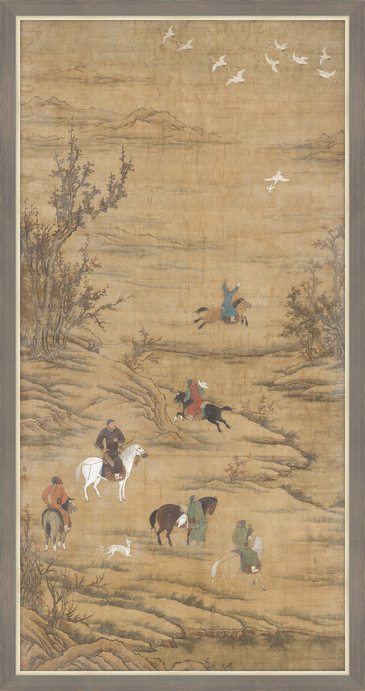 Hunting on Horses, Ming Dynasty, 1644