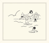 Swimmers with a Ball