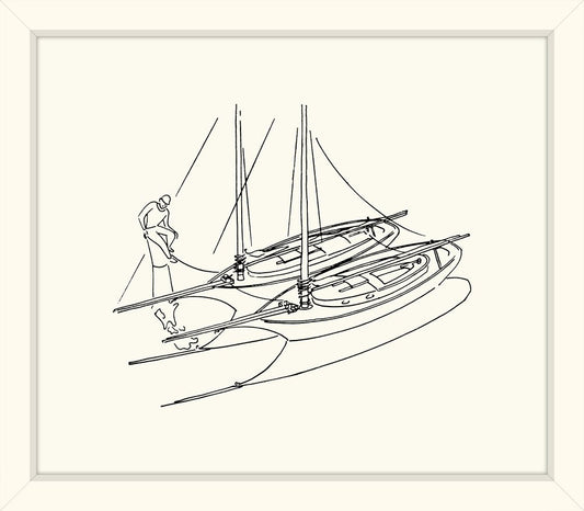 Two Sailboats Sketch