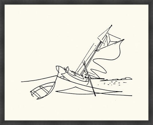 Boating in High Waves Sketch Grande