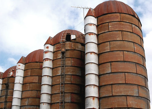 Silos, Texas Boxed Canvas