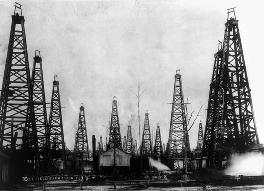 Texas Oil Field Boxed Canvas