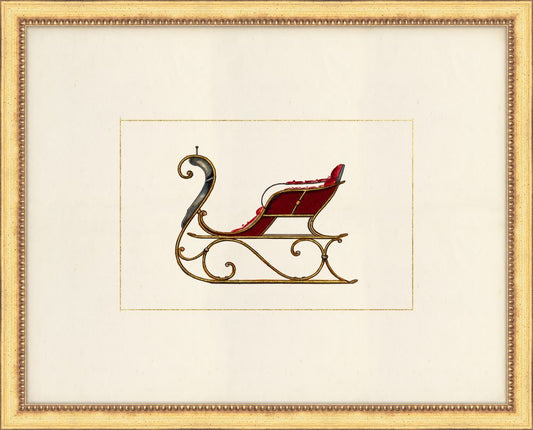 Brewster Sleigh in Gold X