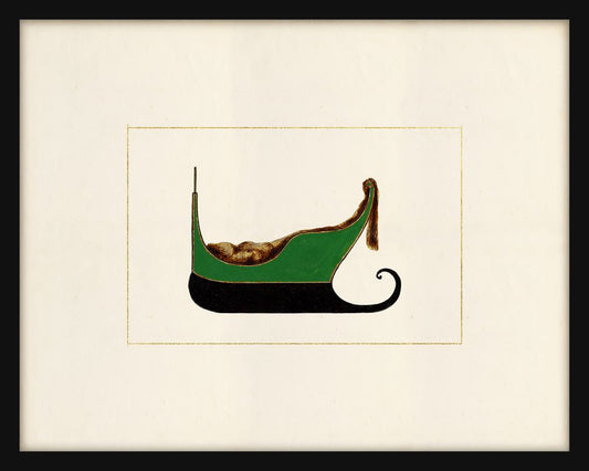 Brewster Sleigh in Black VII