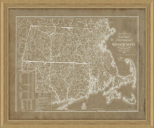 Map of Mass in Khaki reverse