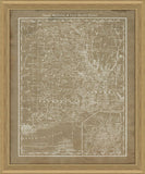 Map of Rhode Island in Khaki reverse