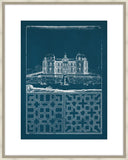 Estate Garden Plans V in Blue Twilight and Champagne