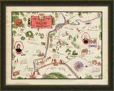 Pioneer Map of Hartford Early Landmarks and Historical Events