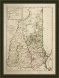 Ebelings Map of New Hampshire 1796