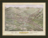 Birds Eye View of Newport, New Hampshire, 1877