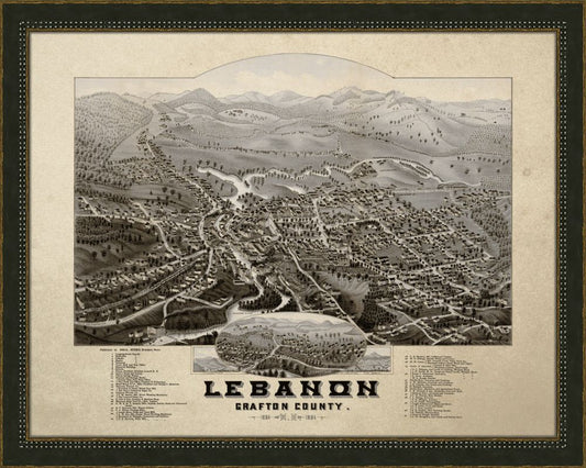Lebanon, Crafton County, New Hampshire 1884