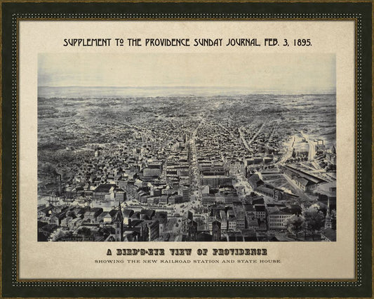 A Birds Eye View of Providence 1895